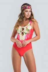 FLORAL TIGER ONE PIECE